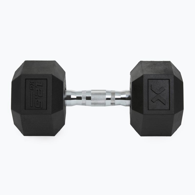 Гантеля прогумована XTREXO Hex 12.5 кг 7