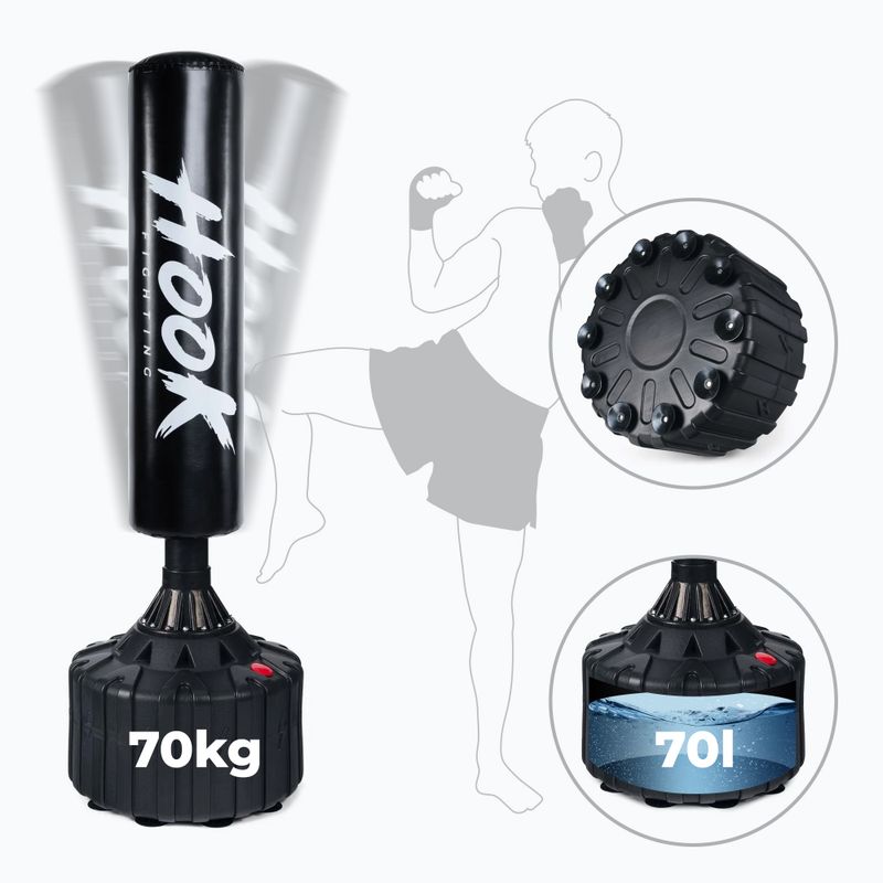 Боксерський мішок HOOK HKF-SBB180 чорний 2