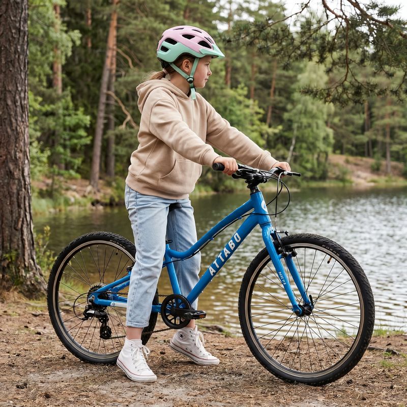 Дитячий велосипед ATTABO EASE 24" синій 4