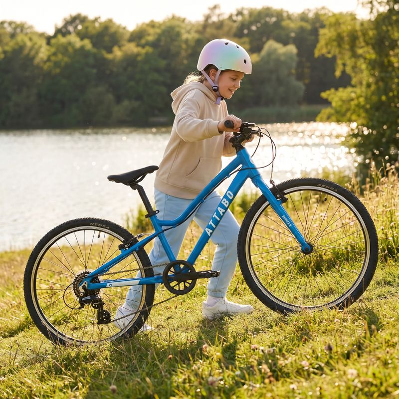 Дитячий велосипед ATTABO EASE 24" синій 7
