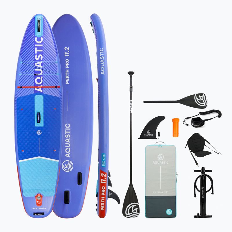 Дошка SUP AQUASTIC Perth Pro 11'2" allround синій