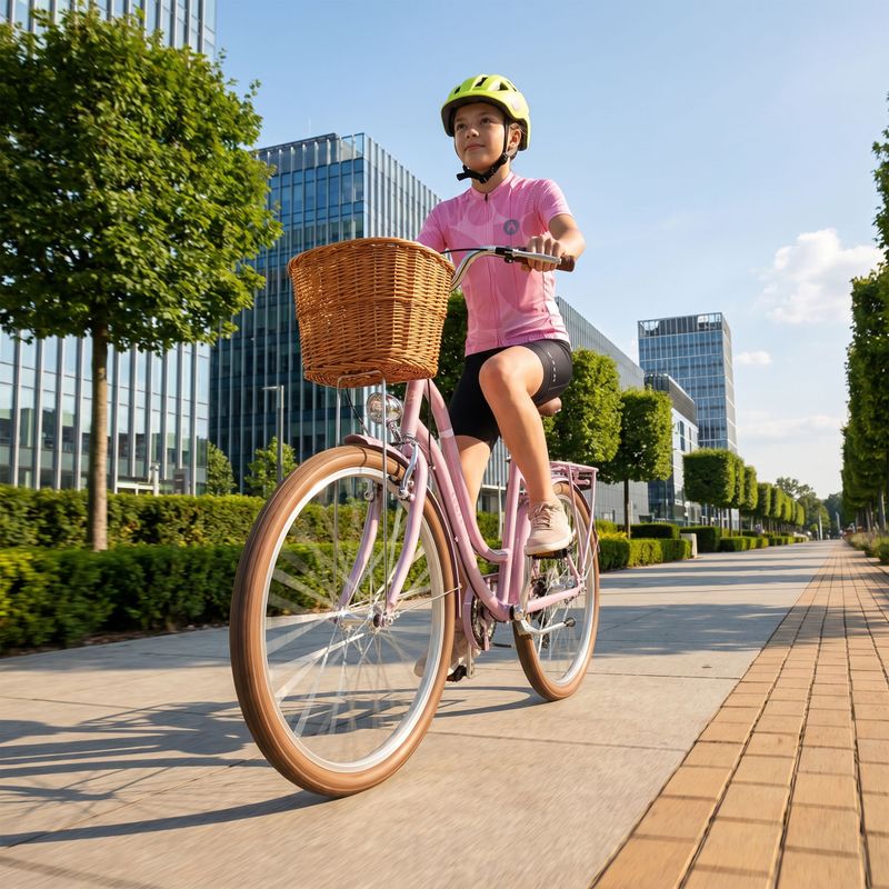 Велосипед міський підлітковий ATTABO CITY 26" рожевий 4