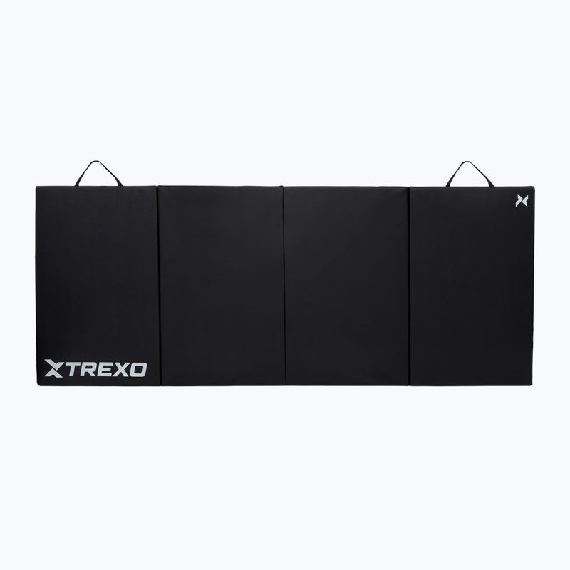 Матрац гімнастичний TREXO складний великий чорний 6