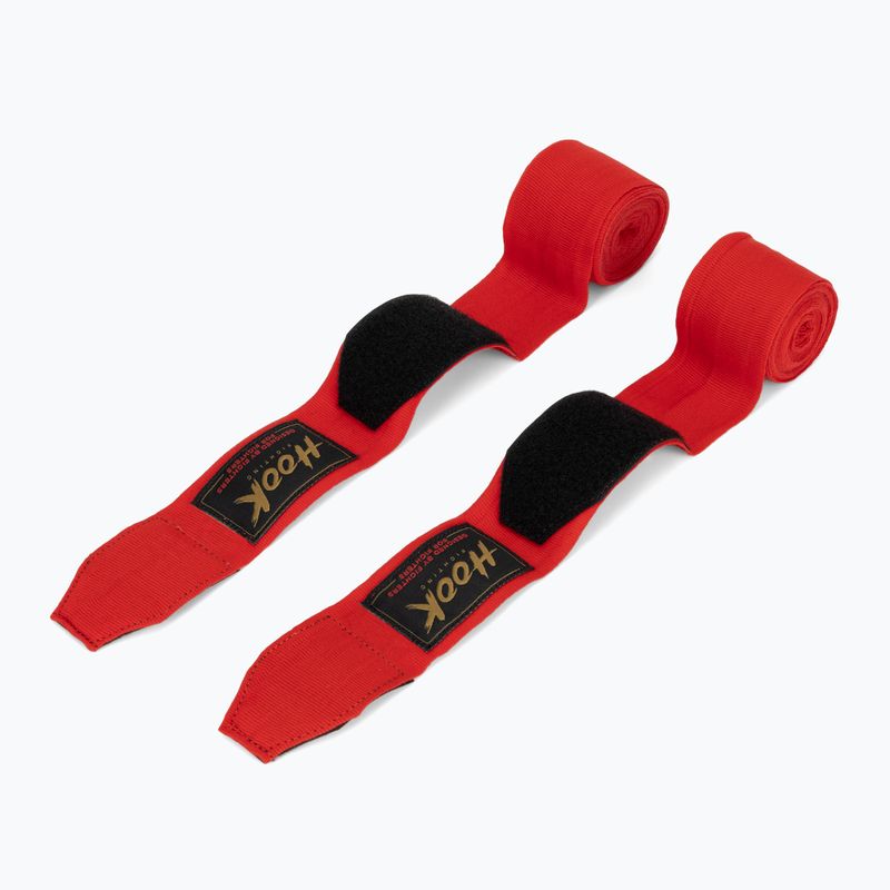 Бинти боксерські HOOK FIGHTING TX0-B4M0046 400 см червоний 2