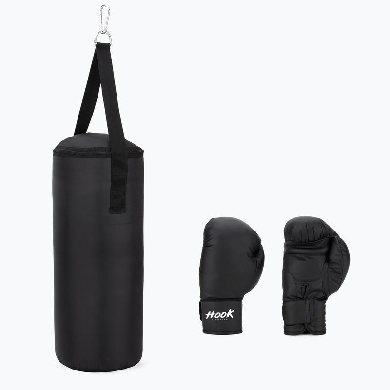Набір боксерський дитячий HOOK FIGHTING Pierwszy Trening чорний