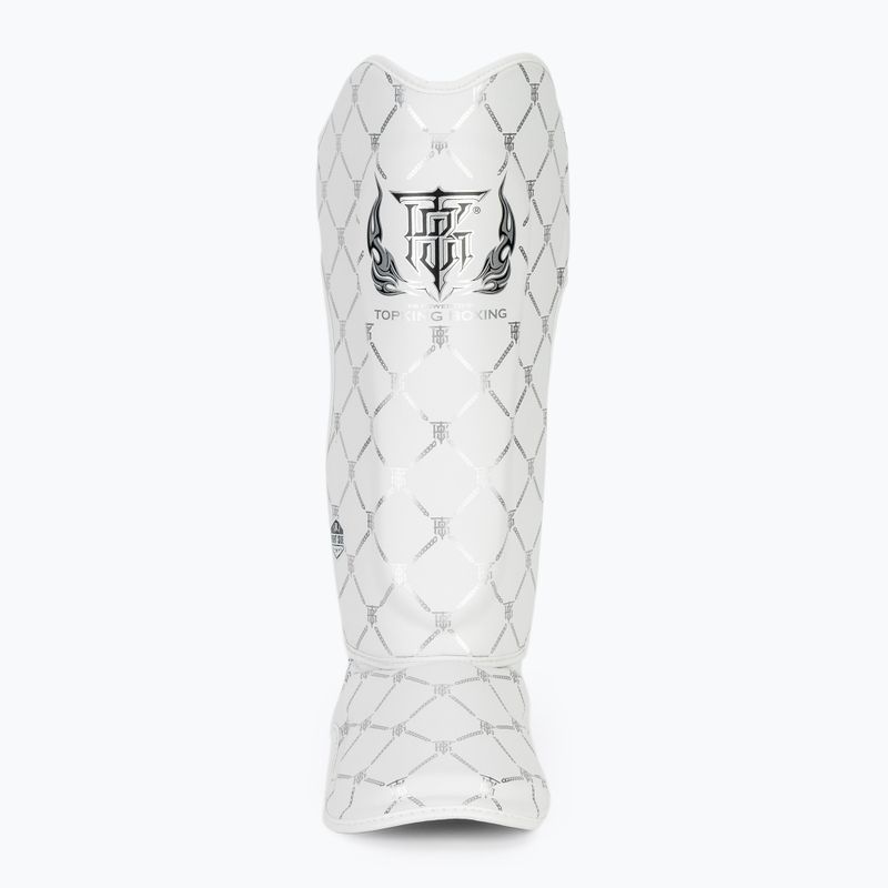 Захист на гомілки та стопи Top King Chain white/silver 4