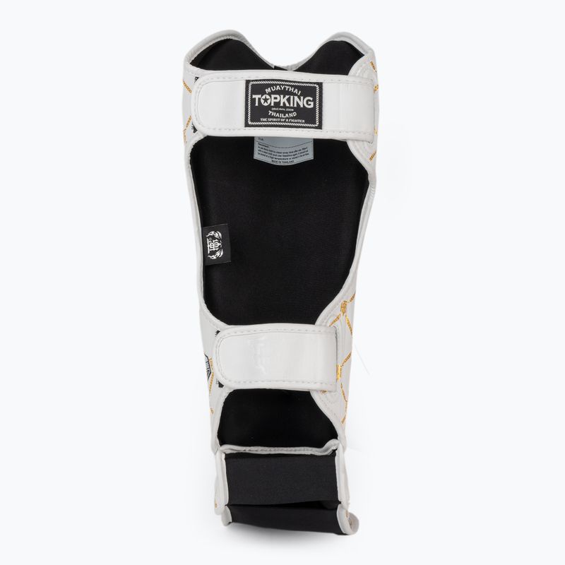 Захист на гомілки та стопи Top King Chain white/gold 5