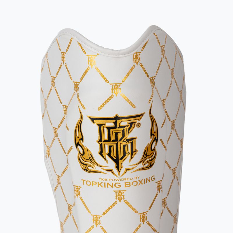 Захист на гомілки та стопи Top King Chain white/gold 6