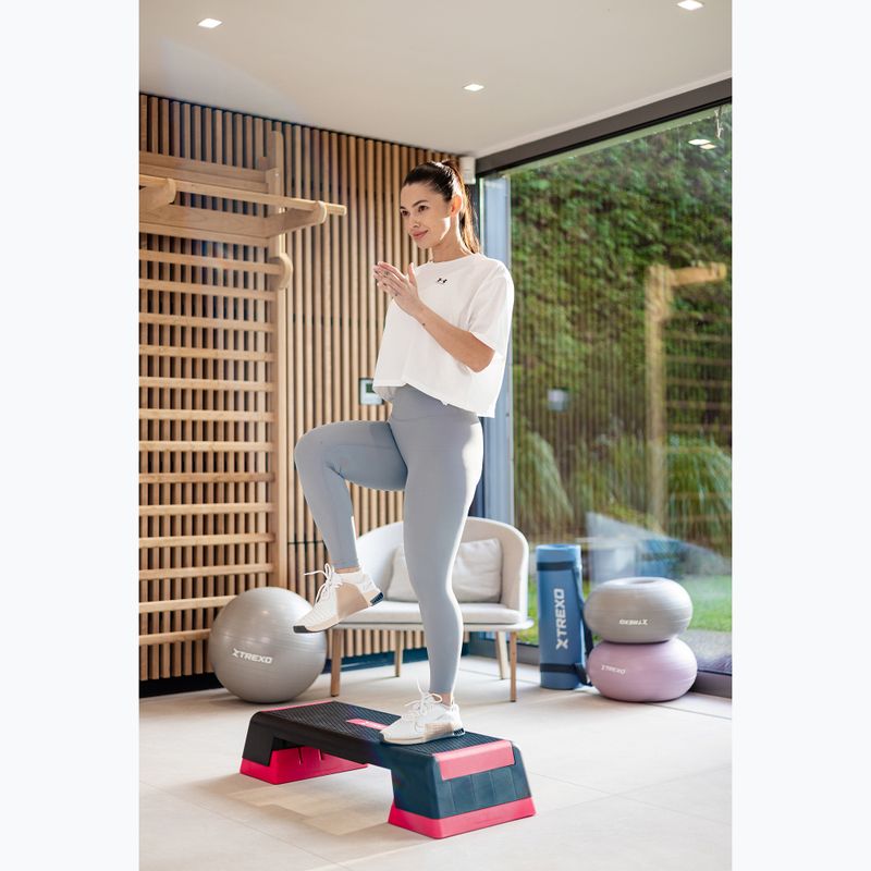 Степ для аеробіки XTREXO TXO-B4W007 рожевий 7