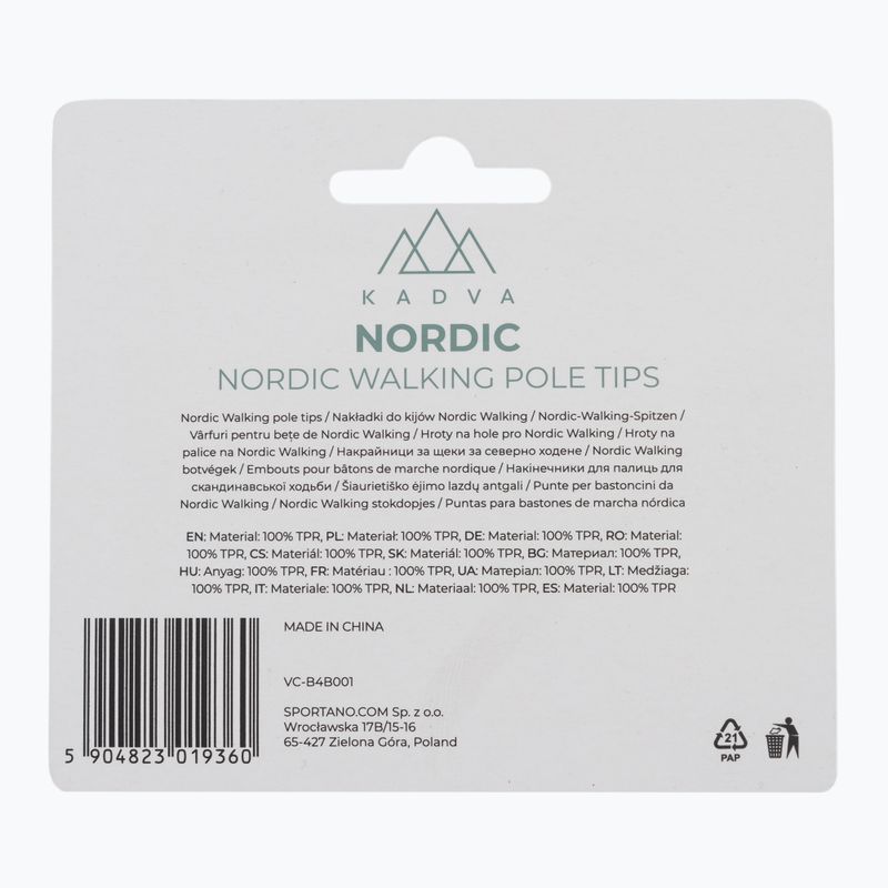 Накладки для палиць для скандинавської ходьби KADVA Nordic чорний 4