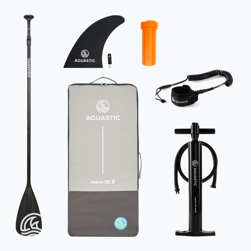 Набір дошка SUP надувна AQUASTIC Perth 10'8" all-round blue 15