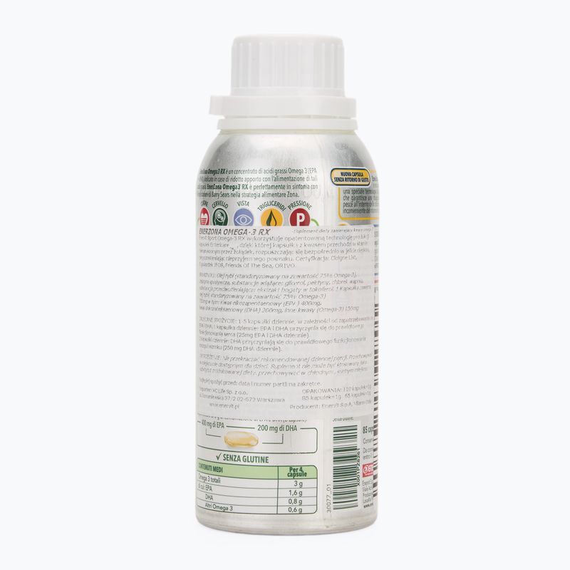 Жирні кислоти Enervit Enerzona Omega 3 RX 85 капсул 2