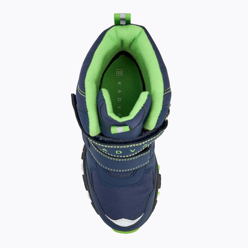Дитячі снігоступи KADVA Snowey Mid WaterProof темно-синій/зелений 6