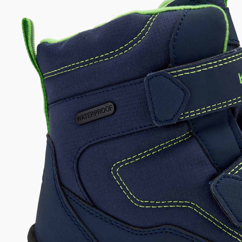 Дитячі снігоступи KADVA Snowey Mid WaterProof темно-синій/зелений 9
