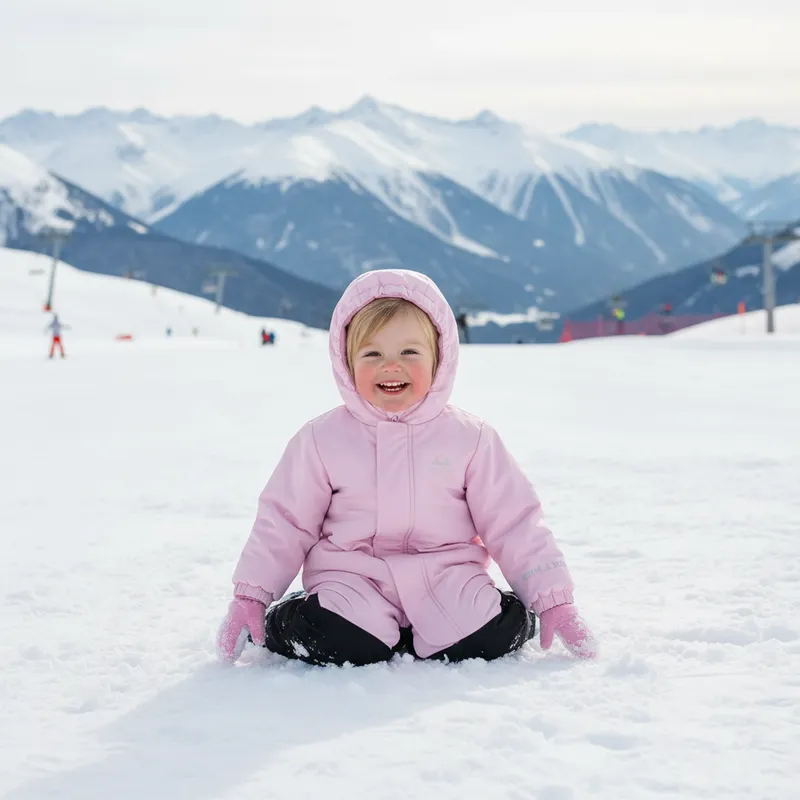 Дитячий гірськолижний костюм KADVA Kiko Jrg рожевий 7