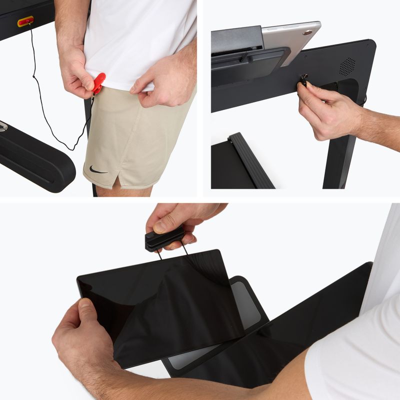 Електрична бігова доріжка XTREXO X600 Soft чорний 15