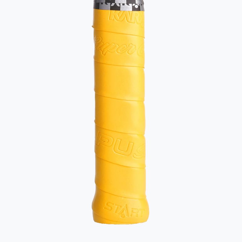 Обмотка для ракетки для сквошу Karakal Pu Super Grip yellow 2