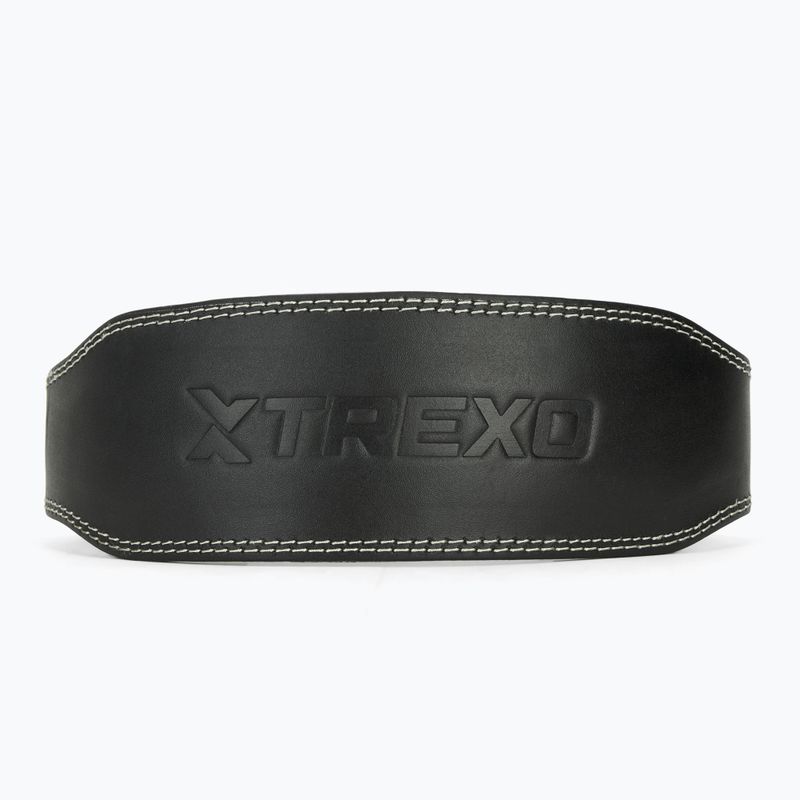 Пояс для важкої атлетики XTREXO GymRat шкіряний black 4