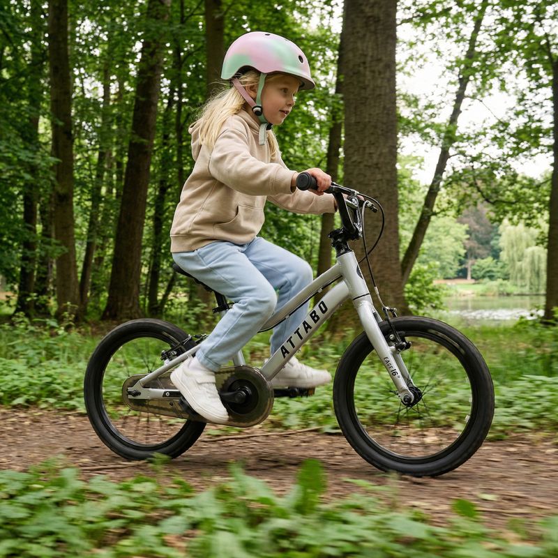 Велосипед дитячий ATTABO EASE 16" 7,3 кг срібний 5