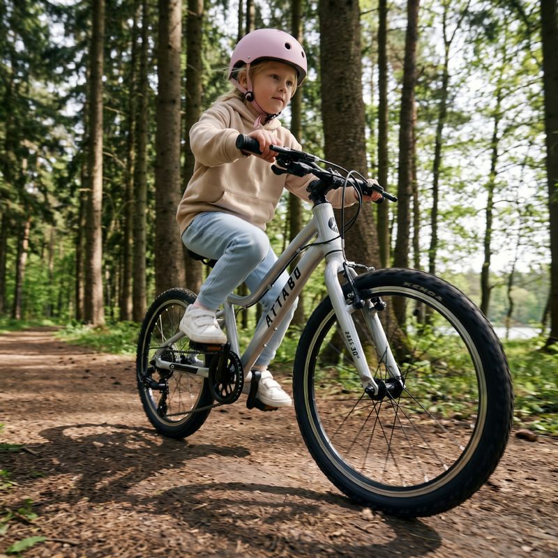 Велосипед дитячий ATTABO EASE 20" 9,1 кг срібний 7