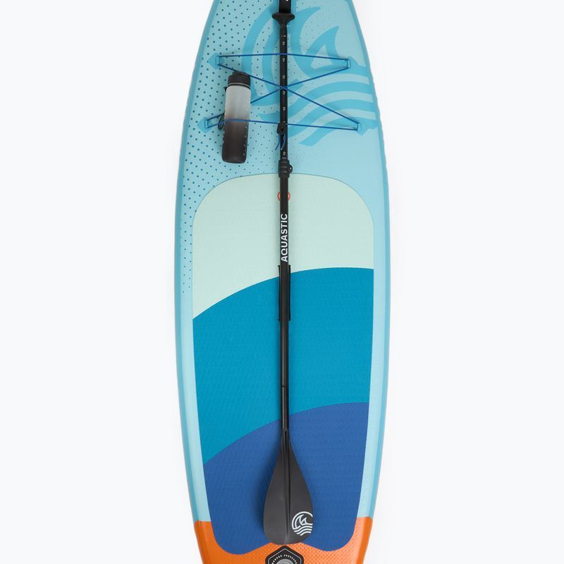 Набір дошка SUP надувна дитяча AQUASTIC Perth 8'0" allround blue 10