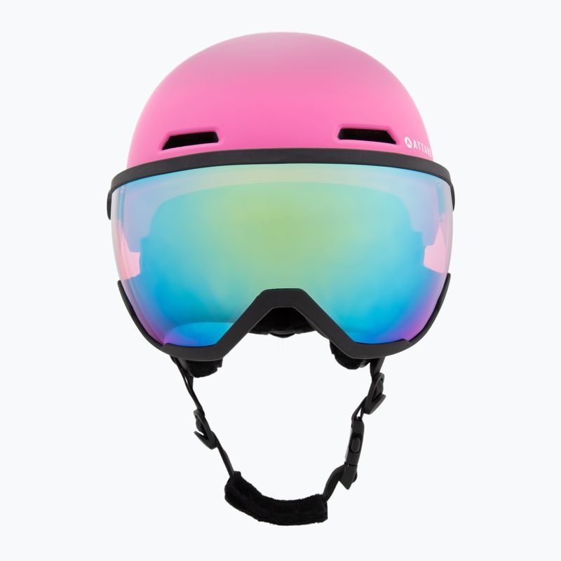 Шолом гірськолижний дитячий ATTABO Avens 2.0 Jr Visor рожевий 7