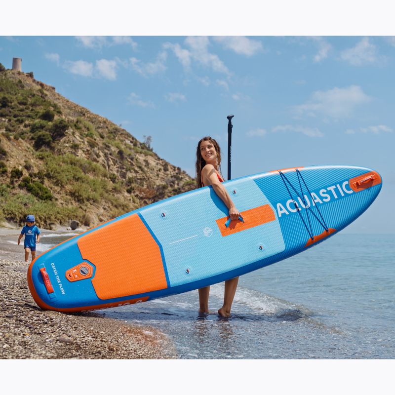 Набір дошка SUP надувна AQUASTIC Perth 10'8" all-round blue 21