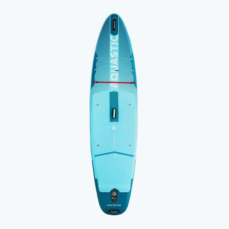 Набір дошка SUP надувна AQUASTIC Perth Pro 11'2" all-round green 3