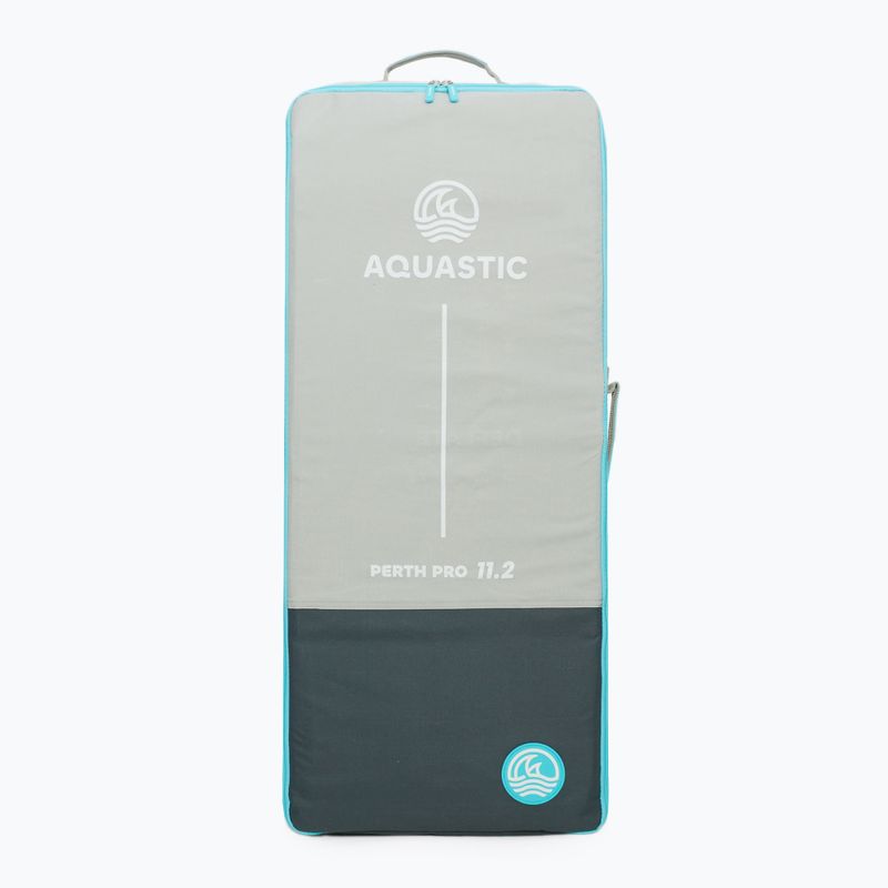 Набір дошка SUP надувна AQUASTIC Perth Pro 11'2" all-round green 14