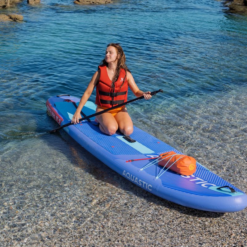 Набір дошка SUP надувна AQUASTIC Perth Pro 11'2" all-round blue 22