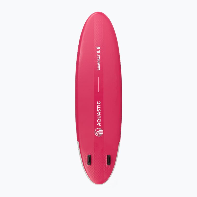 Набір дошка SUP надувна AQUASTIC Compact 9'6" pink 4