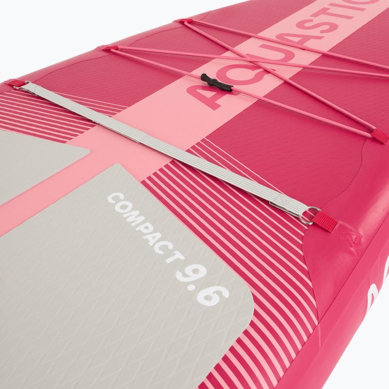 Набір дошка SUP надувна AQUASTIC Compact 9'6" pink 7