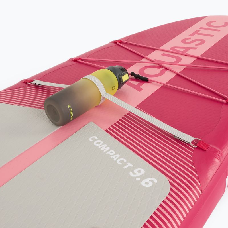 Набір дошка SUP надувна AQUASTIC Compact 9'6" pink 11