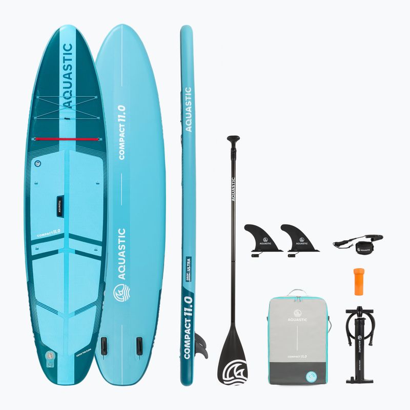 Комплект дошка SUP надувна Compact 11'0" синій