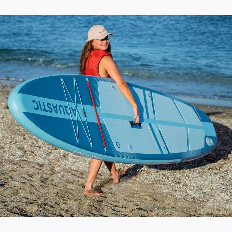 Комплект дошка SUP надувна Compact 11'0" синій 19