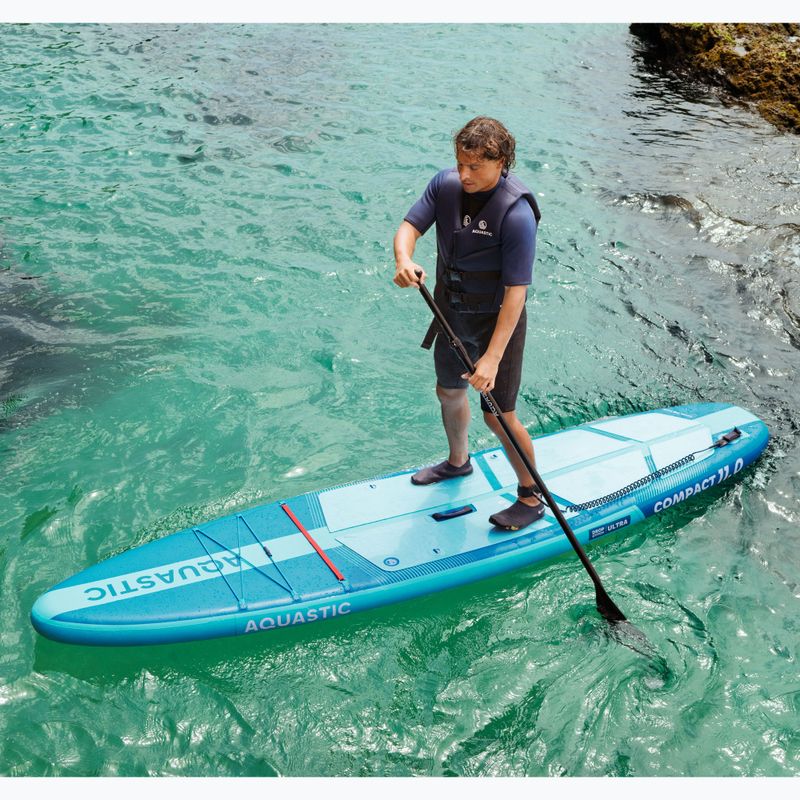 Комплект дошка SUP надувна Compact 11'0" синій 24