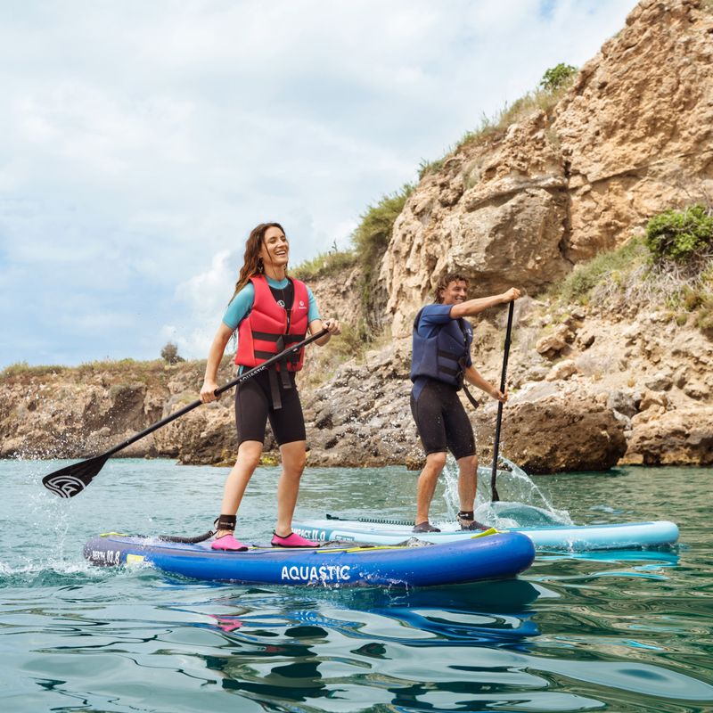 Набір дошка SUP надувна AQUASTIC Perth 10'8" allround dark blue 22