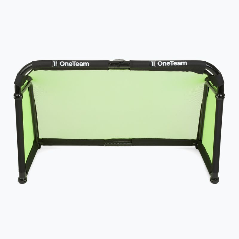 Ворота футбольні OneTeam SWIFTGOAL 150 x 90 cm foldable black/green 4