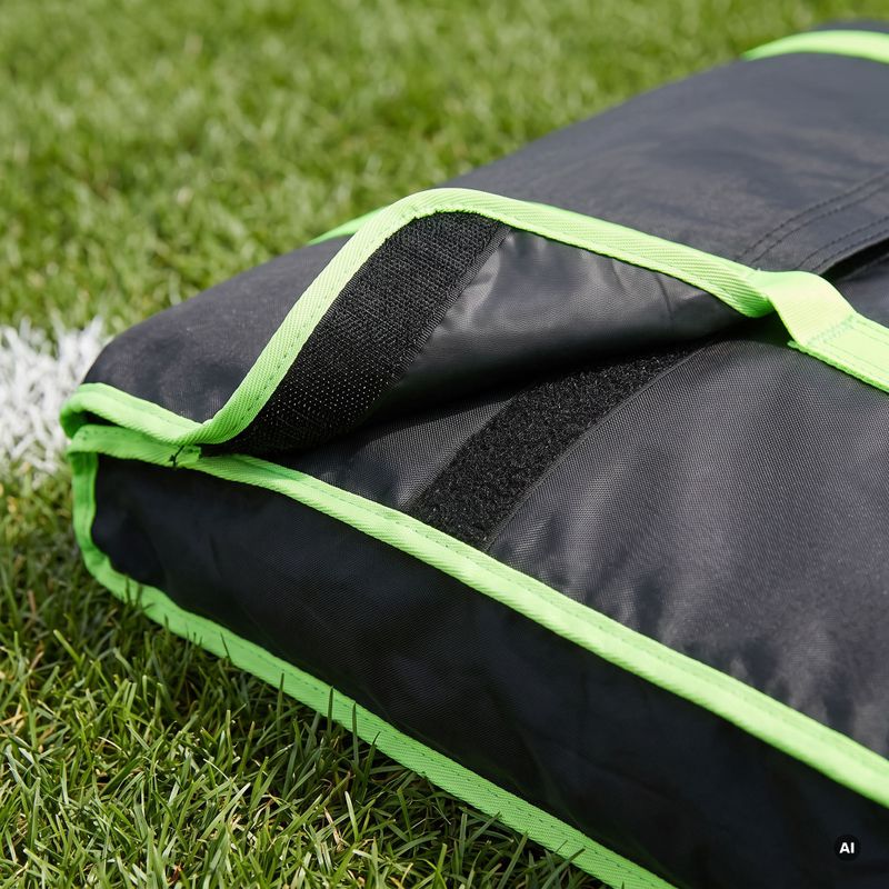 Сумка для перенесення воріт OneTeam Swiftgoal 120 x 70 cm black/green 6