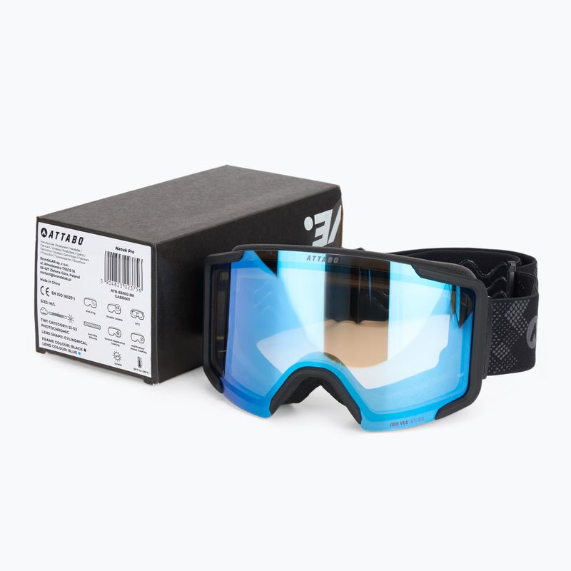Окуляри гірськолижні ATTABO Nanuk Pro photochromic чорний 12