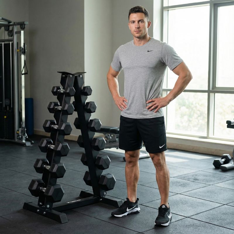 Стійка для гантелей XTREXO чорний 5