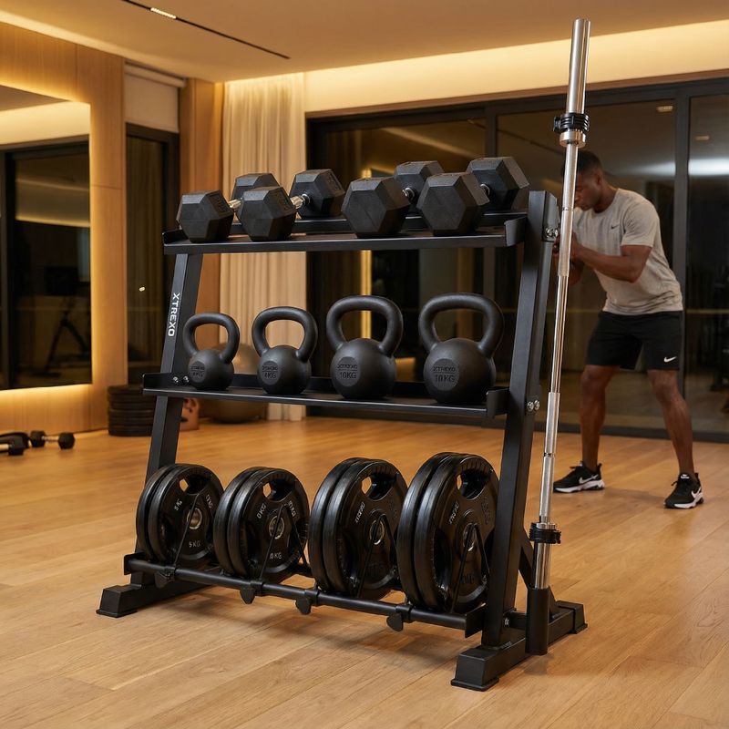 Стійка XTREXO Complex Gym Storage black 3