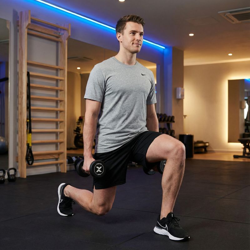 Гантеля чавунна гумована XTREXO Pro 2 кг чорний 5