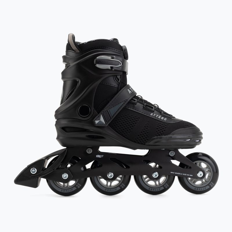 Ролики чоловічі ATTABO OneFoot Fitgo system black 2