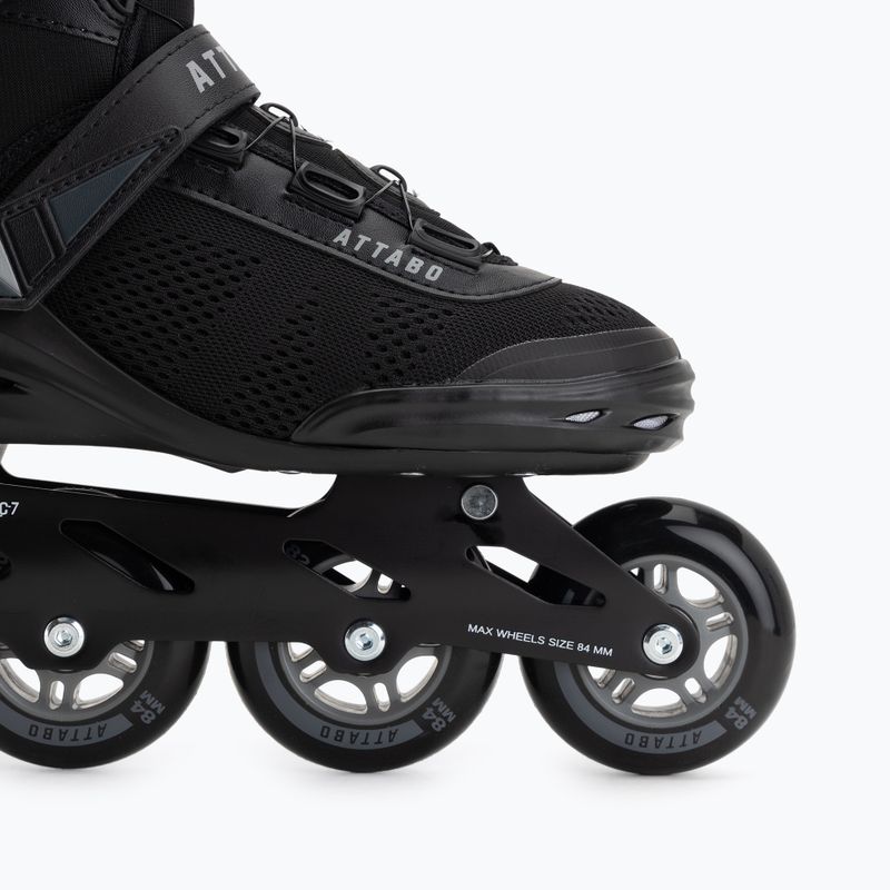 Ролики чоловічі ATTABO OneFoot Fitgo system black 15