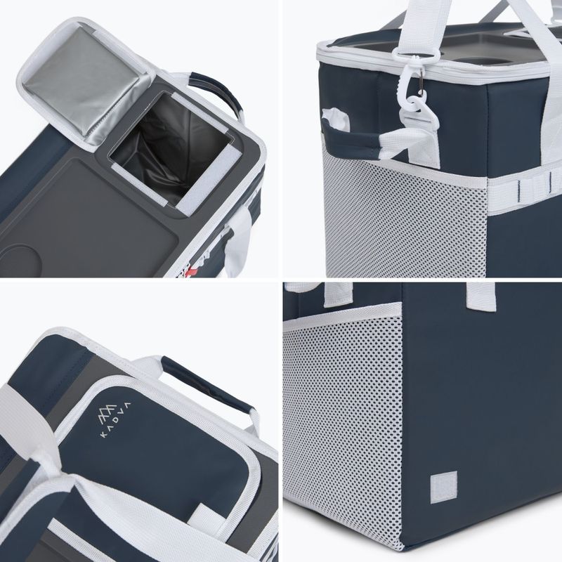 Холодильник туристичний KADVA foldable into Picnicer 30 l navy blue 7