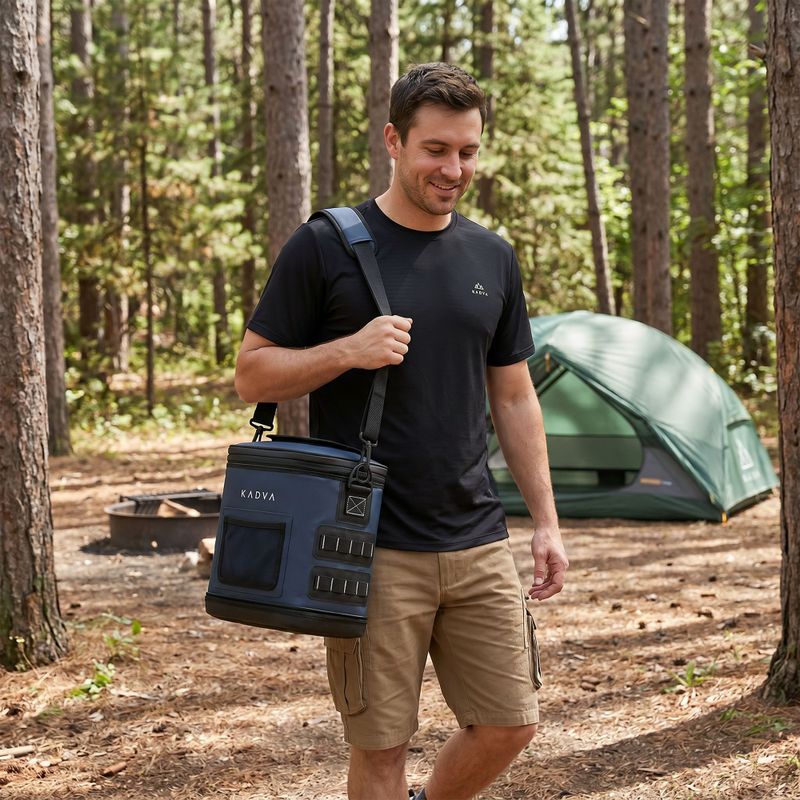 Холодильник туристичний KADVA flat Reducer layup 12 l navy blue 12