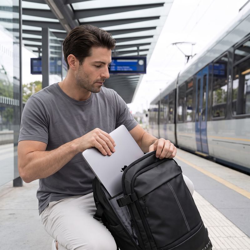 Вакуумний рюкзак KADVA ARTravel 30 л чорний 4