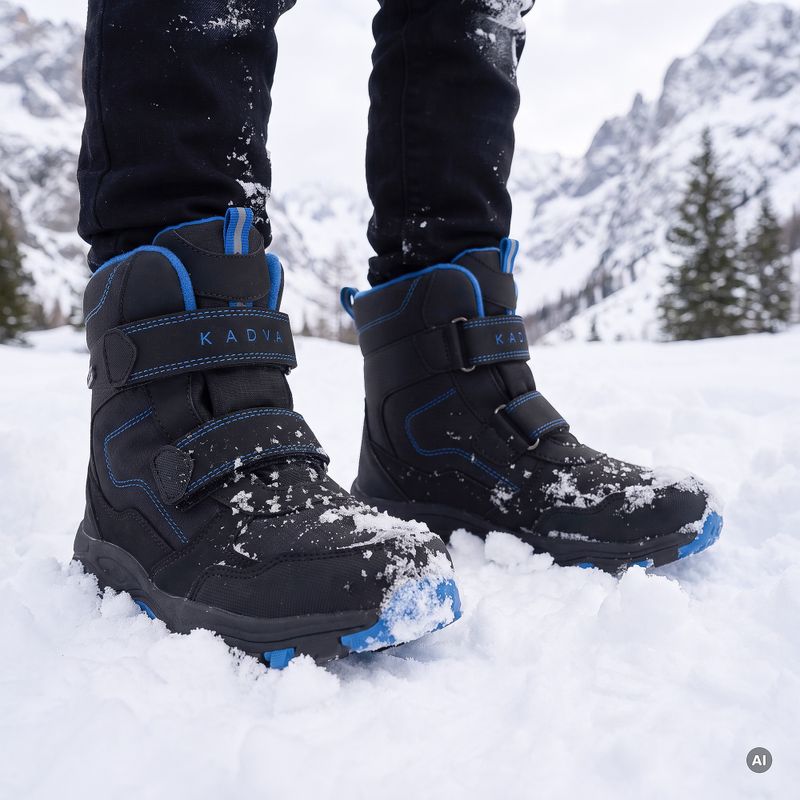 Дитячі зимові черевики KADVA Snowey Mid WP чорний 5