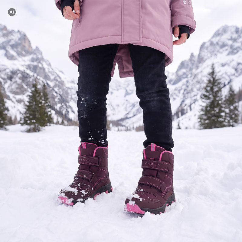Дитячі зимові черевики KADVA Snowey Mid WP рожеві 6